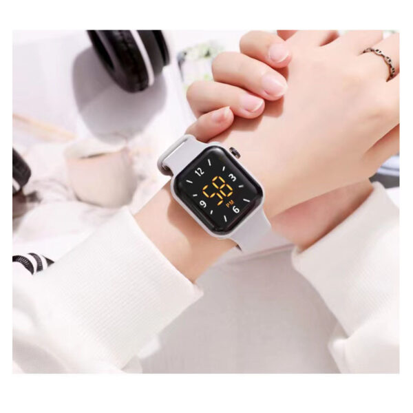 Y5 Button Small Square Electronic Watch - Image 4