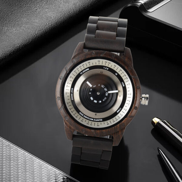 Pointerless Concept Wooden Watch - Image 3